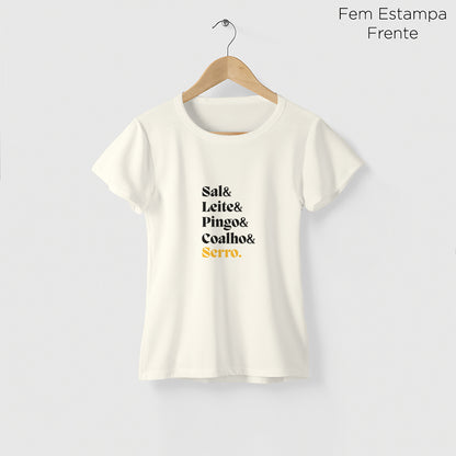 Camiseta Amazônia SERRO DO QUEIJO - OFF WHITE - cód 2355