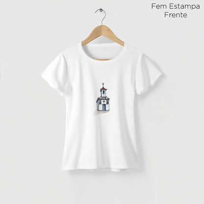 Camiseta Amazônia IGREJA DIAMANTINA - BRANCO - cód 2358