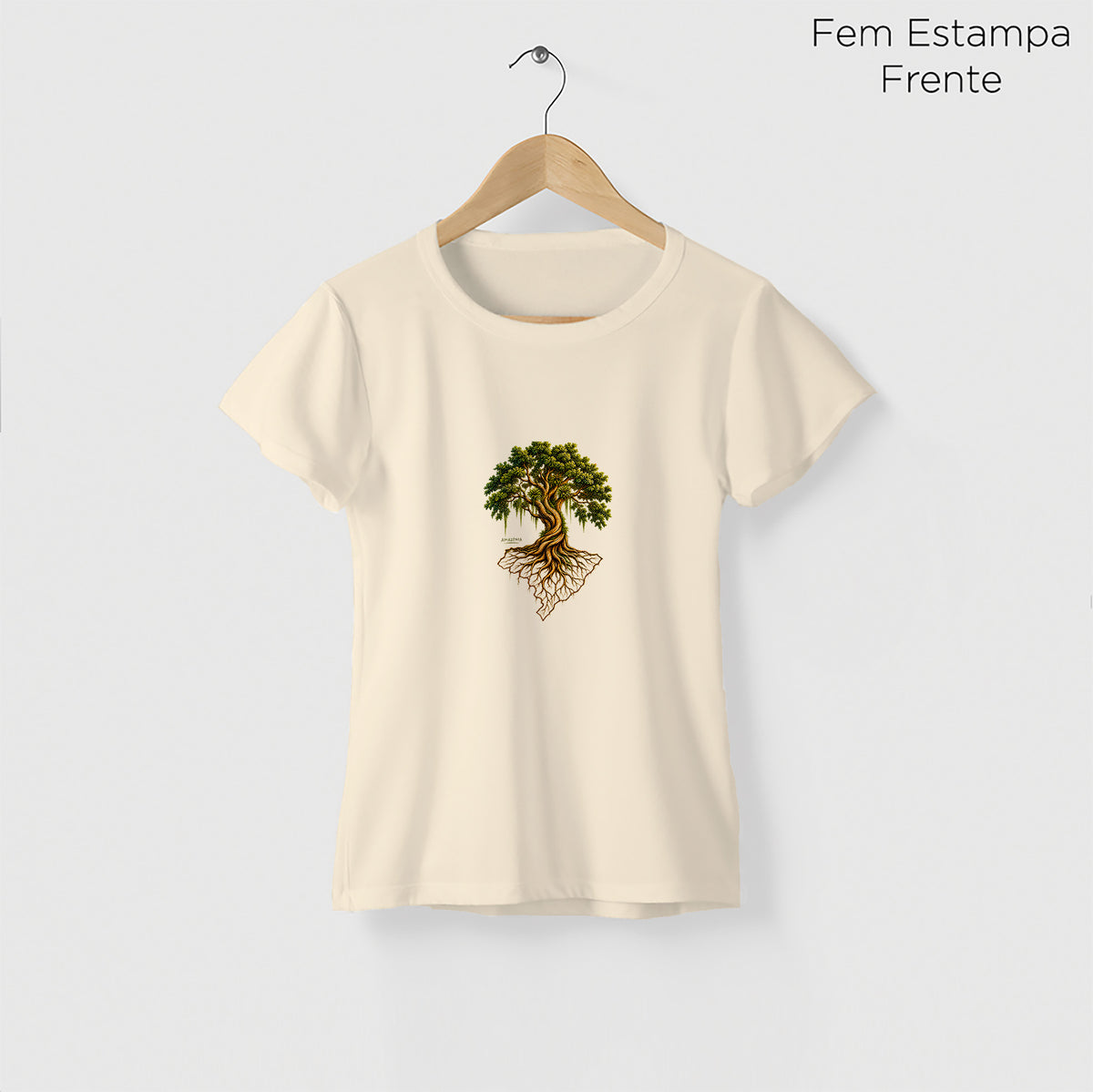 Camiseta Amazônia TERRA BRASILIS - BEGE - cód 2423