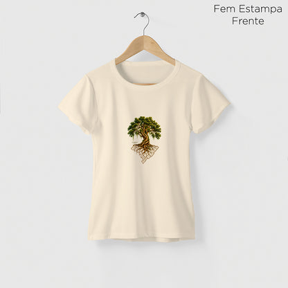 Camiseta Amazônia TERRA BRASILIS - BEGE - cód 2423