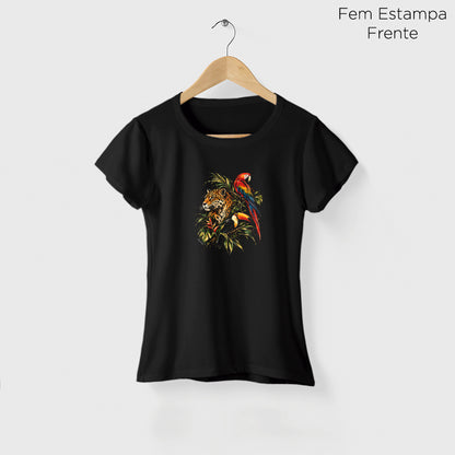 Camiseta Amazônia GUARDIŌES DA FLORESTA - PRETO - cód 2447