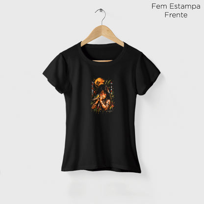 Camiseta Amazônia CULTURA INDÍGENA - PRETO - cód 2455