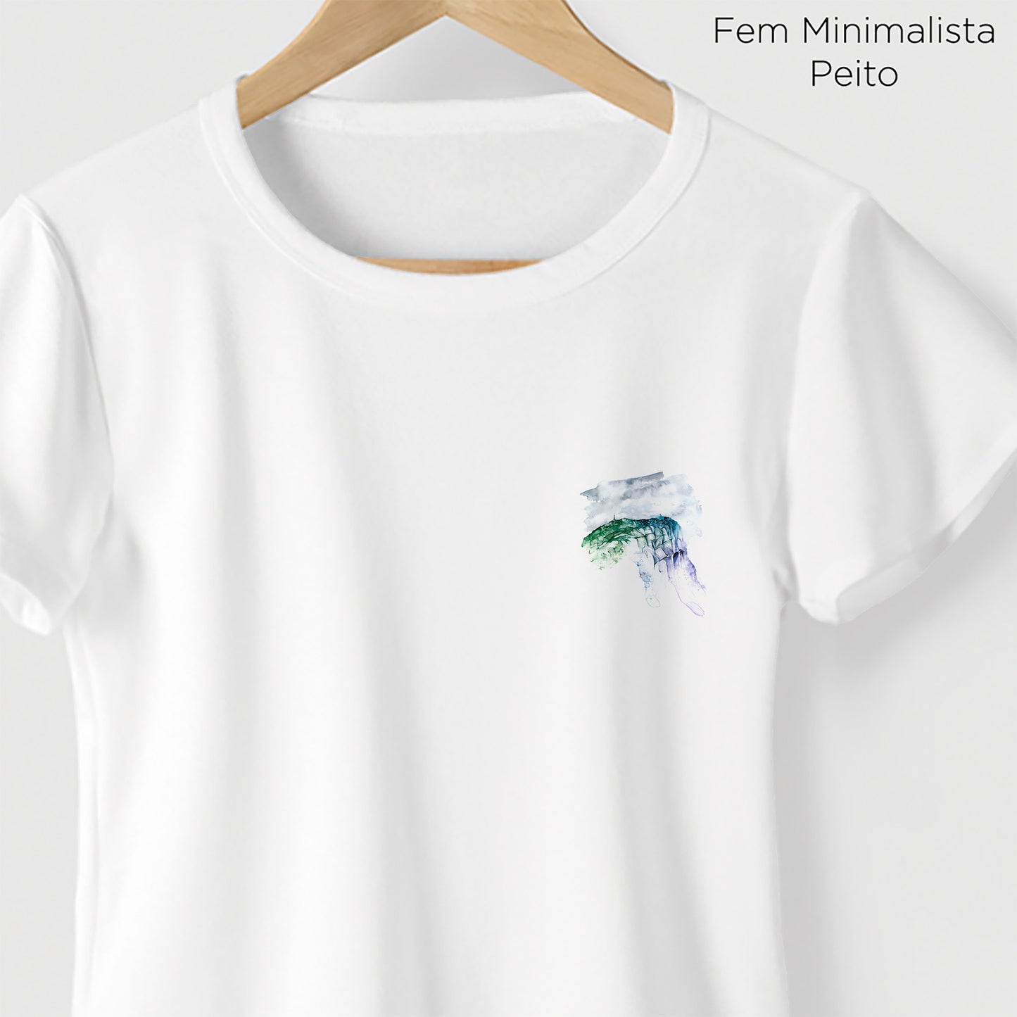 Camiseta Amazônia PICO DA BANDEIRA - BRANCO - cód 10563