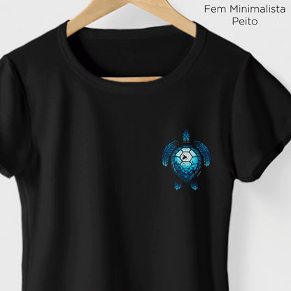 Camiseta Amazônia TARTARUGA OCEANO - PRETO - cód 2116
