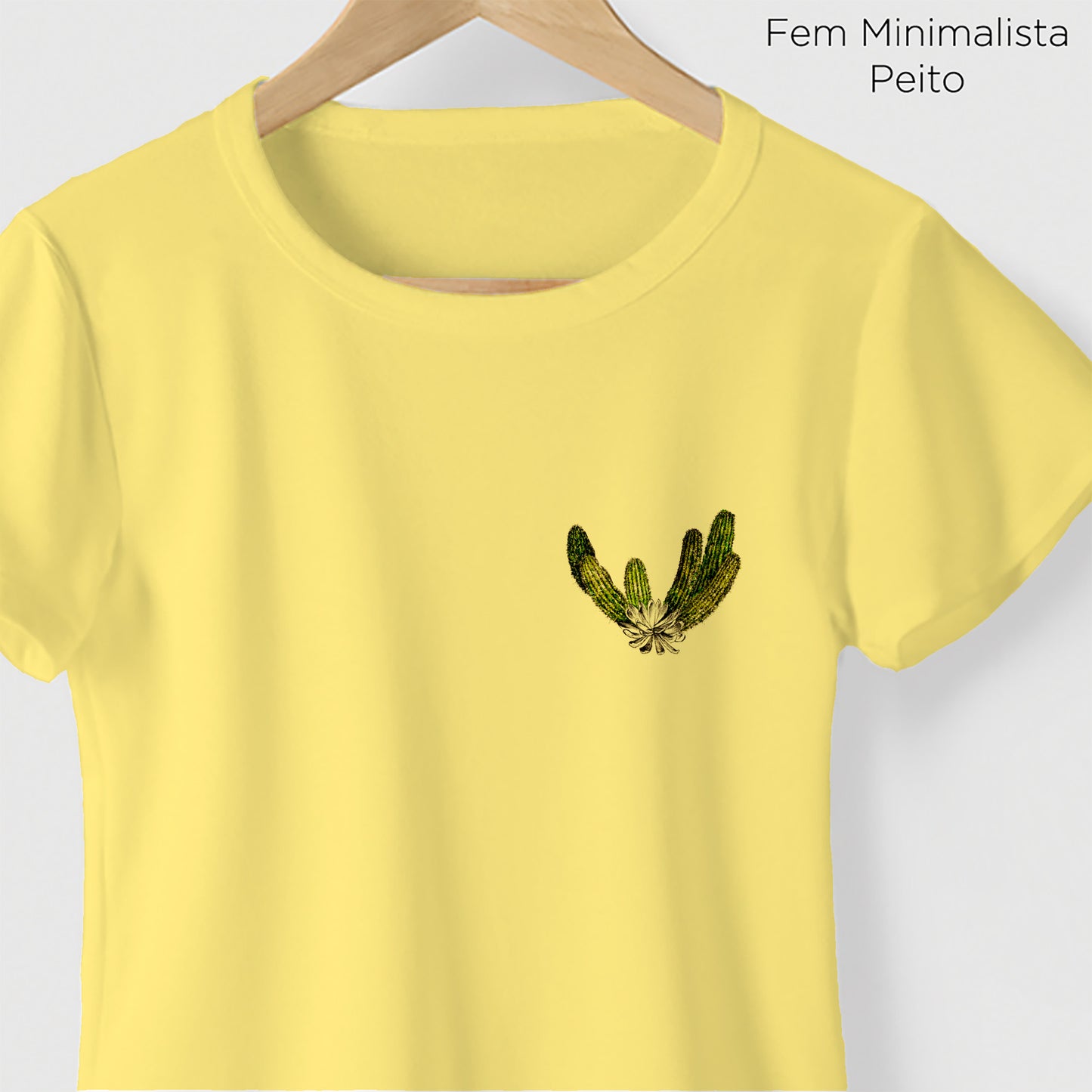 Camiseta Amazônia ISC CACTO - AMARELO - cód 2119