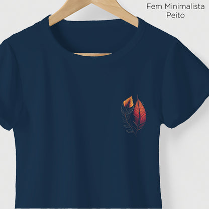 Camiseta Amazônia BIOFOLHA - AZUL MARINHO - cód 2120