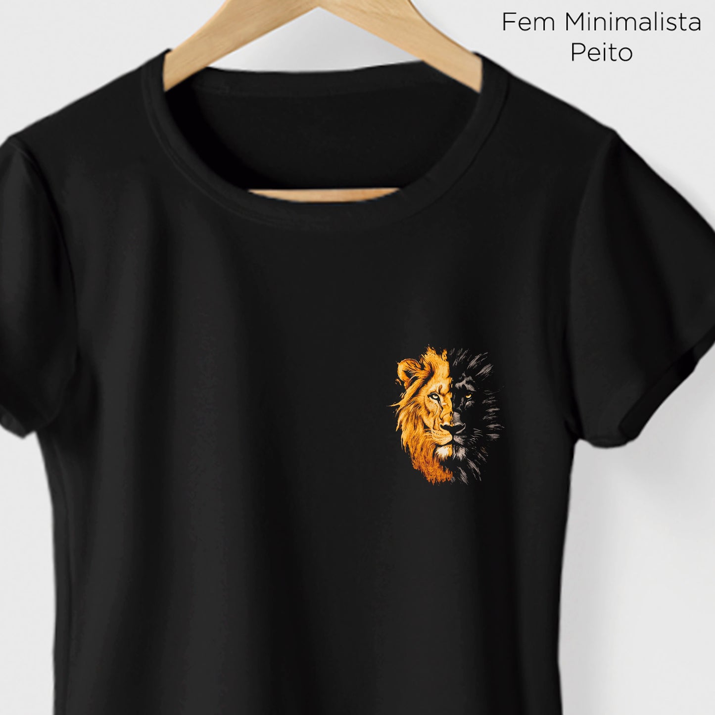 Camiseta Amazônia ON OFF LION - PRETO - cód 2126