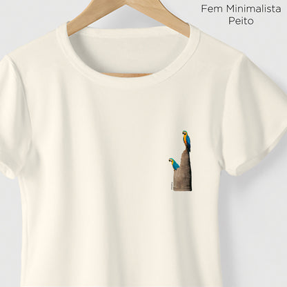 Camiseta Amazônia TRONCO ARARA - OFF WHITE - cód 2147