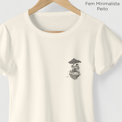 Camiseta Amazônia SONHOS À LINHA - OFF WHITE - cód 2155