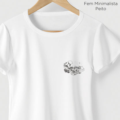 Camiseta Amazônia GUARDIÃO DA FLORESTA - BRANCO - cód 2157