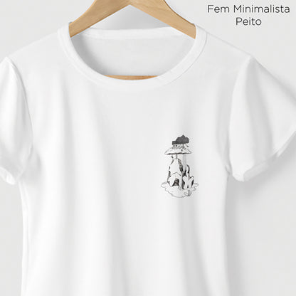Camiseta Amazônia CASINHA NAS ALTURAS - BRANCO - cód 2159