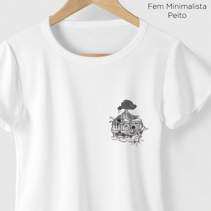 Camiseta Amazônia MINI MUNDOS - BRANCO - cód 2160