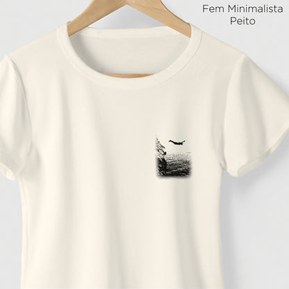 Camiseta Amazônia CLIFF DIVING - OFF WHITE - cód 2198