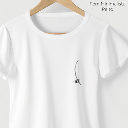 Camiseta Amazônia BERIMBAU - BRANCO - cód 2199
