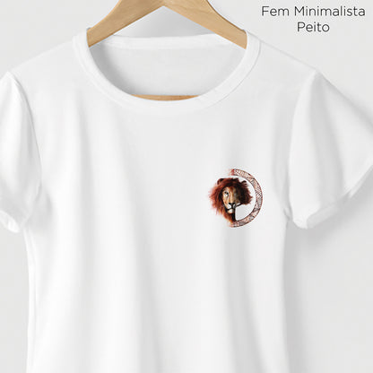 Camiseta Amazônia LEÃO LOGO – BRANCO - cód 2209