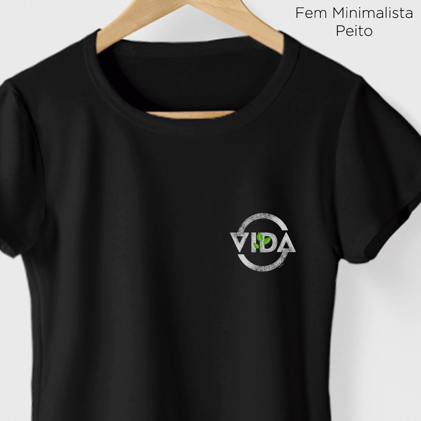 Camiseta Amazônia CICLO DA VIDA – PRETO - cód 2214