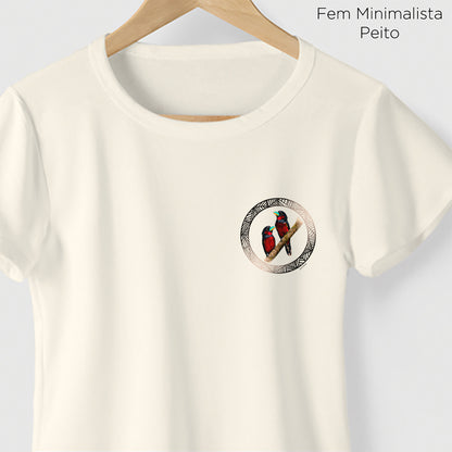 Camiseta Amazônia PÁSSAROS LOGO – OFF WHITE - cód 2215
