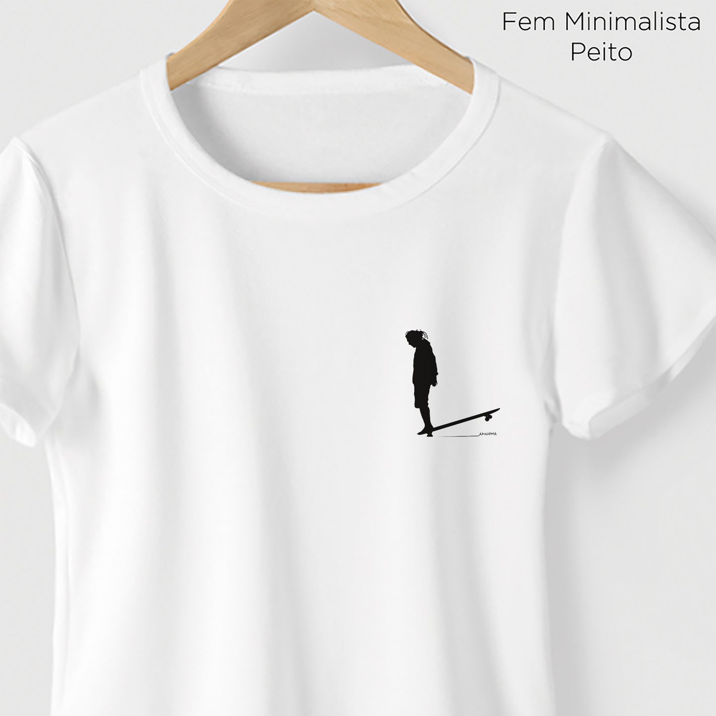 Camiseta Amazônia SK8 – BRANCO - cód 2219