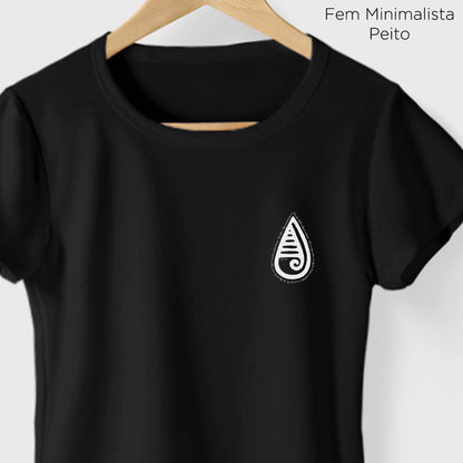 Camiseta Amazônia GOTA ANCESTRAL - PRETO - cód 2232