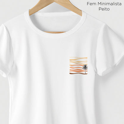 Camiseta Amazônia VENTO HORIZONTE - BRANCO - cód 2268