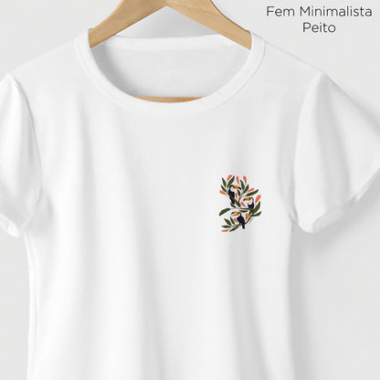 Camiseta Amazônia TUCANOS BRASIL - BRANCO - cód 2276