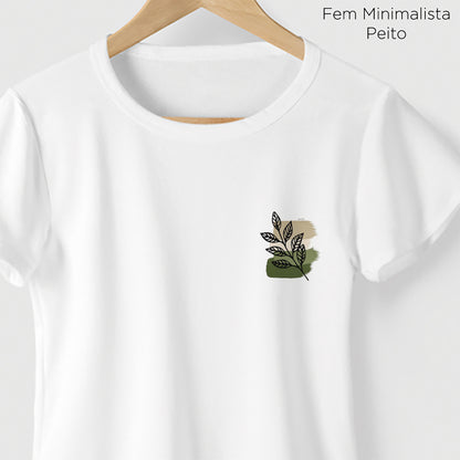 Camiseta Amazônia BIOFOLHA - BRANCO - cód 2279
