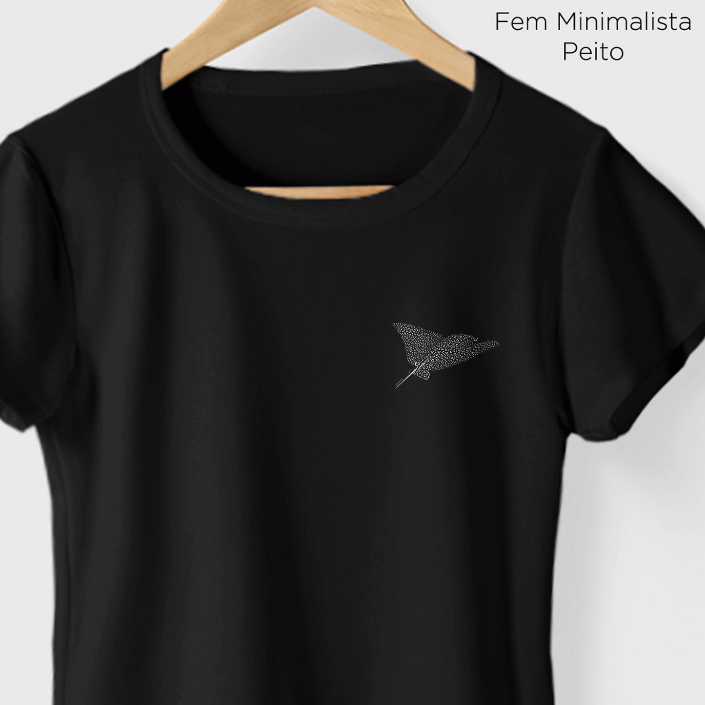 Camiseta Amazônia ARRAIA - PRETO - cód 2284