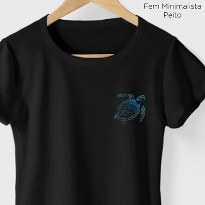 Camiseta Amazônia TARTARUGA OCEANO - PRETO - cód 2286