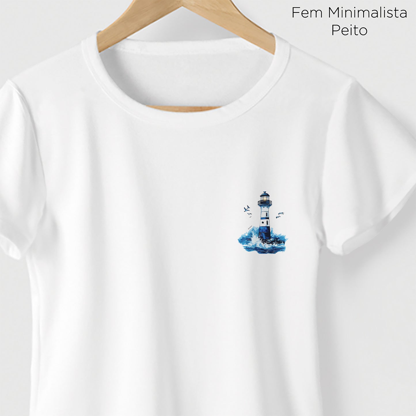 Camiseta Amazônia FAROL - BRANCO - cód 2288
