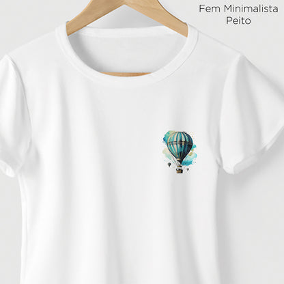 Camiseta Amazônia BALÃO - BRANCO - cód 2289