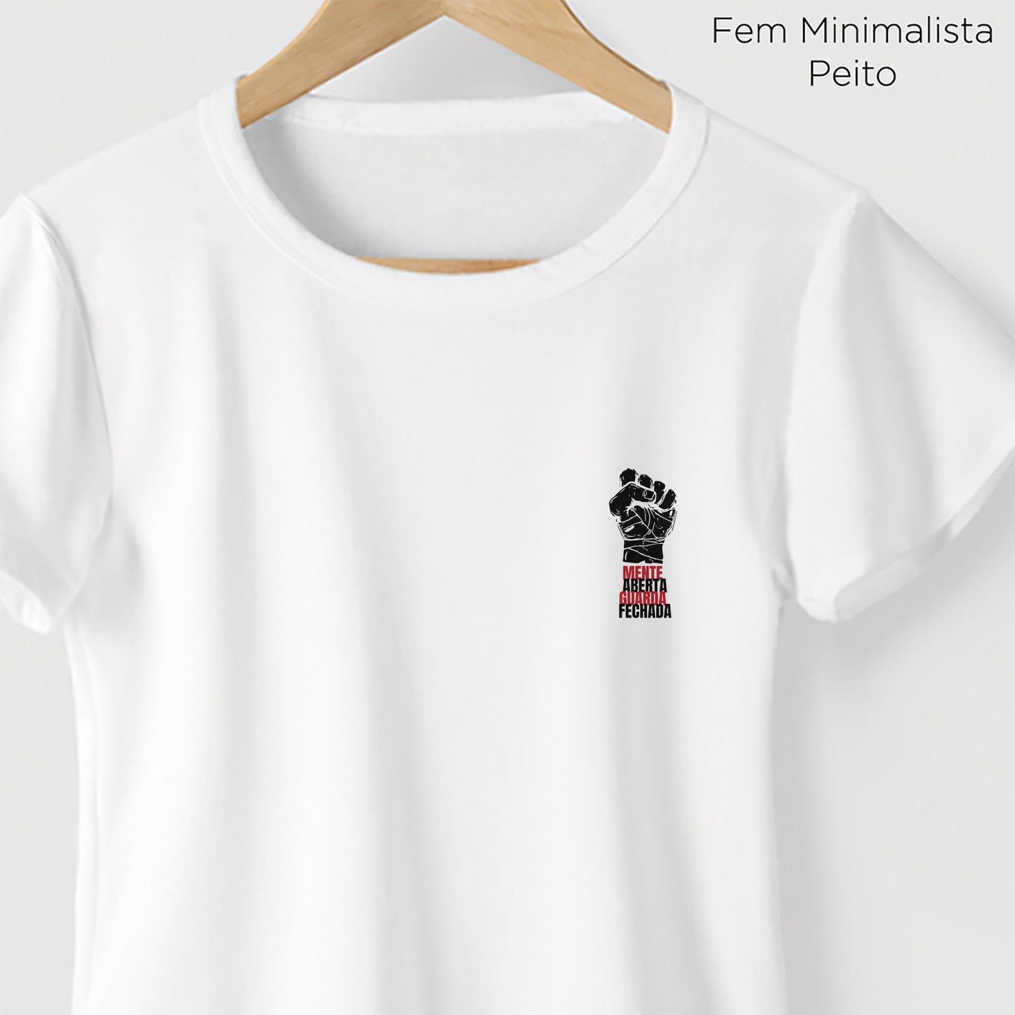 Camiseta Amazônia MENTE ABERTA – BRANCO - cód 2328