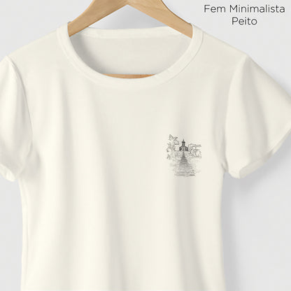 Camiseta Amazônia IGREJA DO SERRO - OFF WHITE - cód 2354