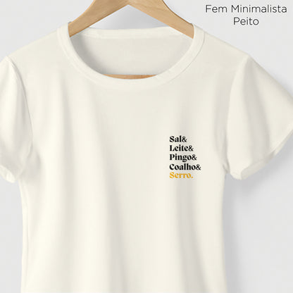 Camiseta Amazônia SERRO DO QUEIJO - OFF WHITE - cód 2355