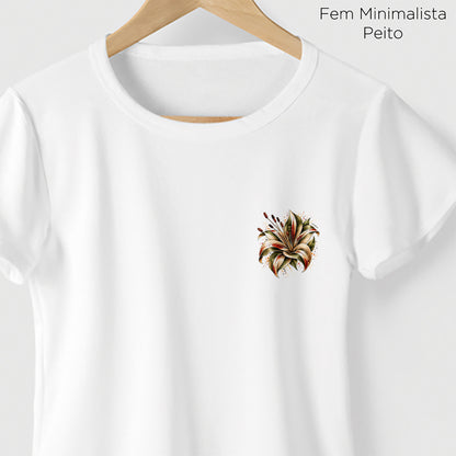 Camiseta Amazônia FLOR DA TERRA - BRANCO - cód 2430