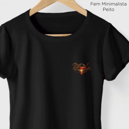 Camiseta Amazônia SOL POENTE - PRETO - cód 2448