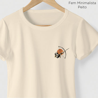 Camiseta Amazônia FLECHA NATIVA - BEGE - cód 2457