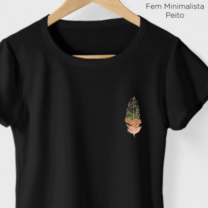 Camiseta Amazônia GRÁFICA PENA - PRETO - cód 2110