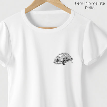 Camiseta Amazônia CAF FUSCA - BRANCO - cód caf0004