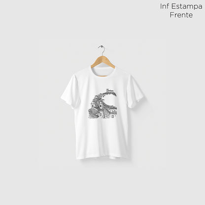 Camiseta Amazônia CIDADE HISTÓRICA - BRANCO - cód 10504