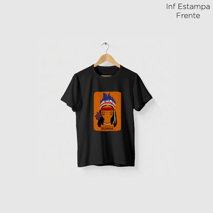 Camiseta Amazônia ORIGENS GUARANI - PRETO - cód 10576