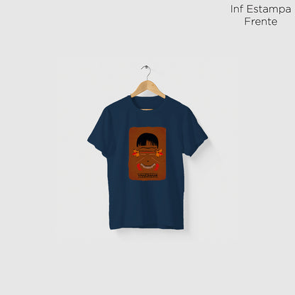 Camiseta Amazônia ORIGENS YANOMAMI - AZUL MARINHO - cód 10583