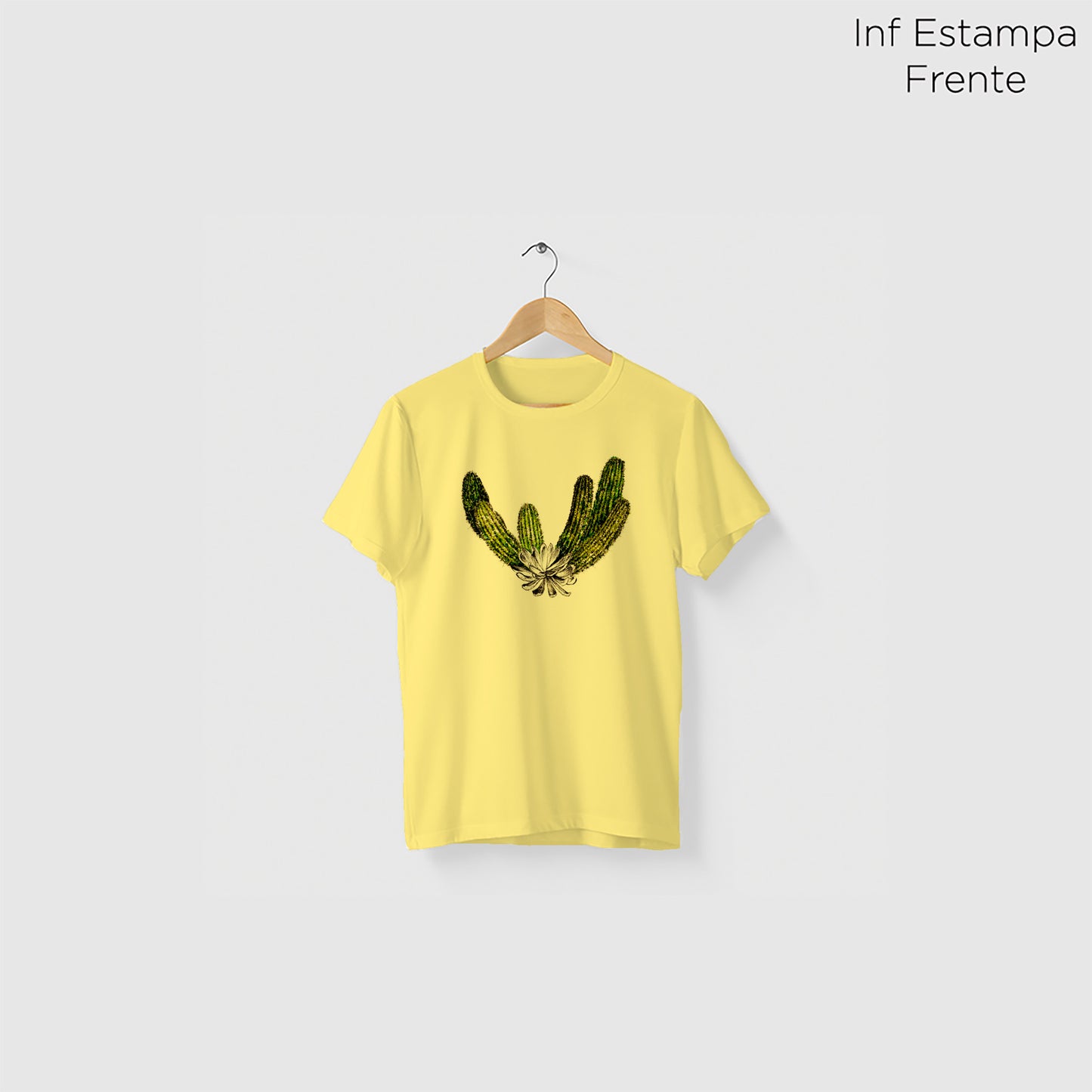Camiseta Amazônia ISC CACTO - AMARELO - cód 2119