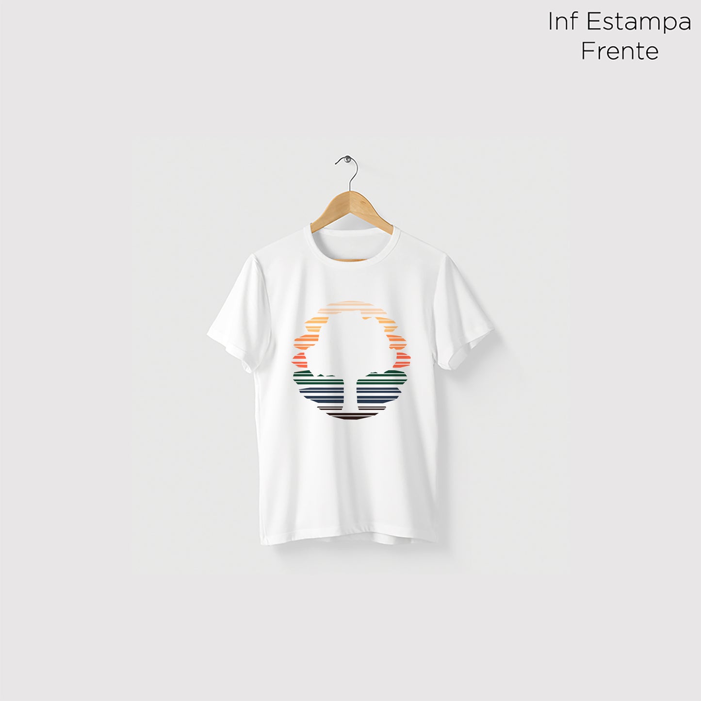 Camiseta Amazônia PANTONE LOGO - BRANCO - cód 2123