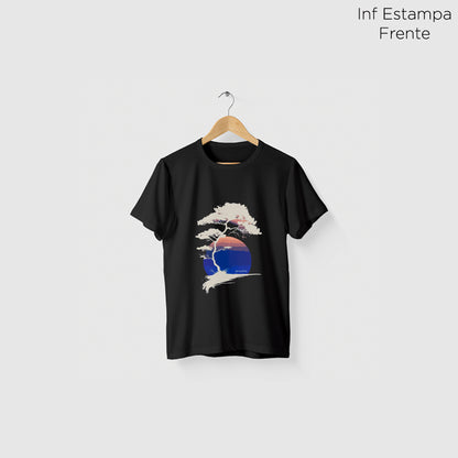 Camiseta Amazônia BONSAI PAISAGEM - PRETO - cód 2135