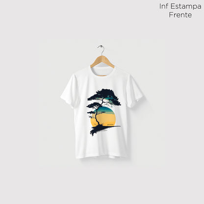 Camiseta Amazônia BONSAI PAISAGEM - BRANCO - cód 2135