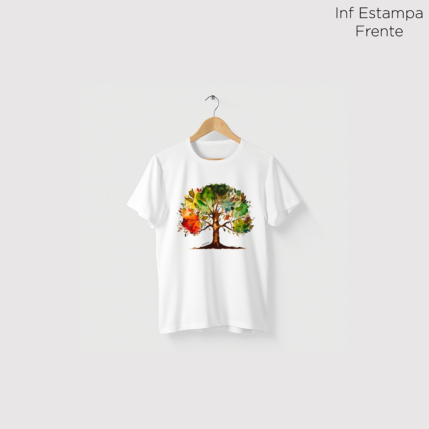 Camiseta Amazônia BIOTREE - BRANCO - cód 2138