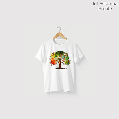 Camiseta Amazônia BIOTREE - BRANCO - cód 2138