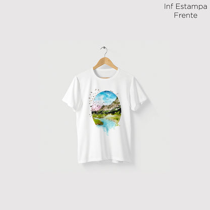 Camiseta Amazônia LAPINHA DA SERRA - BRANCO - cód 2141