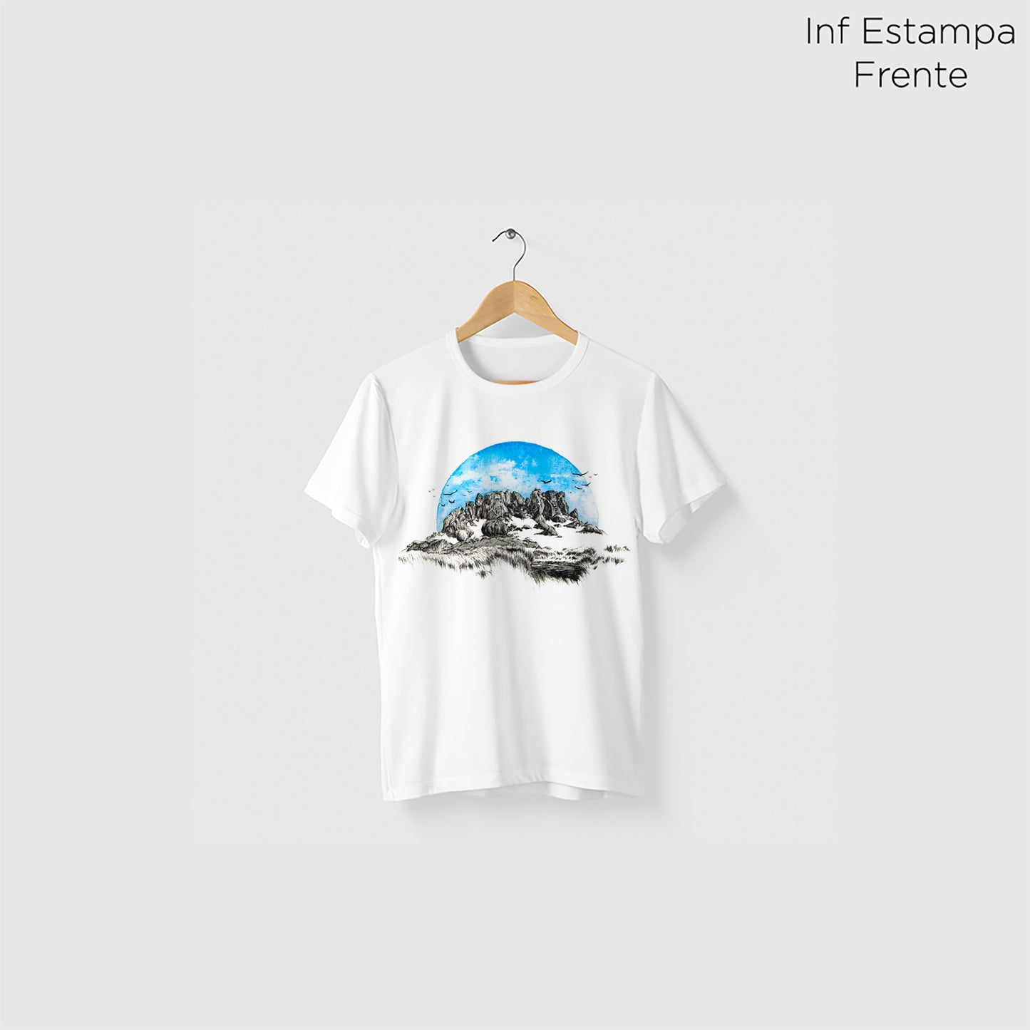 Camiseta Amazônia PARQUE NACIONAL DO ITATIAIA - BRANCO - cód 2144
