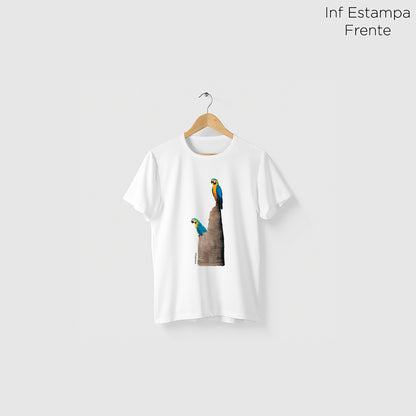 Camiseta Amazônia TRONCO ARARA - BRANCO - cód 2147